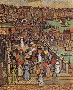 Maurice Prendergast, Ponte della Paglia in Venice